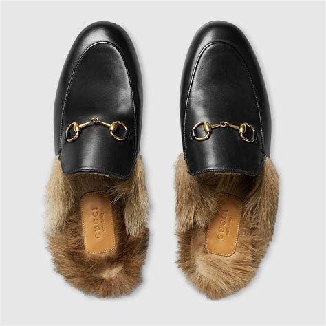 gucci slipper donna|gucci fluffy slippers.